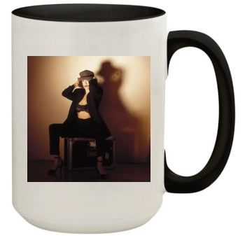 Teri Hatcher 15oz Colored Inner & Handle Mug