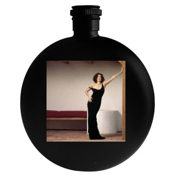 Teri Hatcher Round Flask