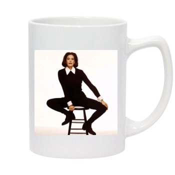 Teri Hatcher 14oz White Statesman Mug