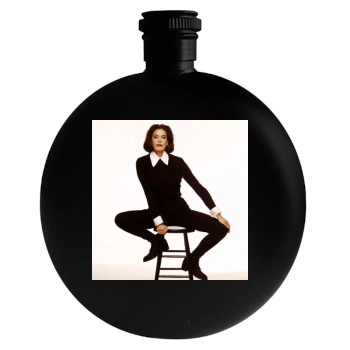 Teri Hatcher Round Flask