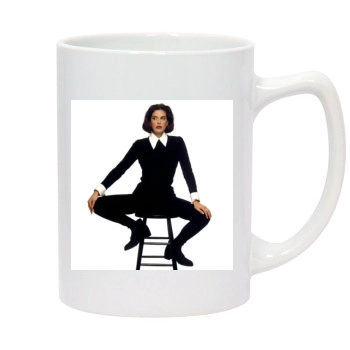 Teri Hatcher 14oz White Statesman Mug