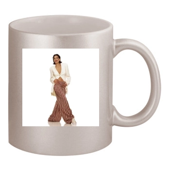 Teri Hatcher 11oz Metallic Silver Mug