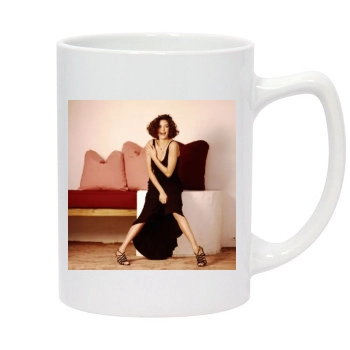 Teri Hatcher 14oz White Statesman Mug