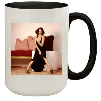 Teri Hatcher 15oz Colored Inner & Handle Mug