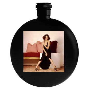 Teri Hatcher Round Flask