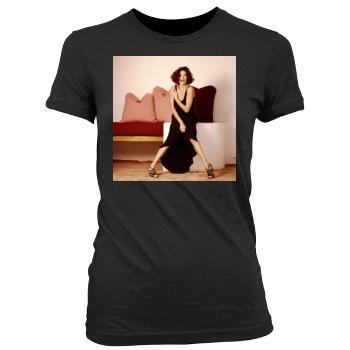 Teri Hatcher Women's Junior Cut Crewneck T-Shirt