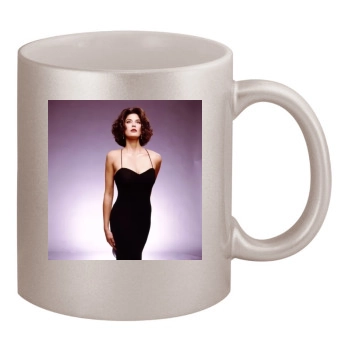 Teri Hatcher 11oz Metallic Silver Mug