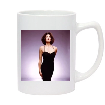 Teri Hatcher 14oz White Statesman Mug