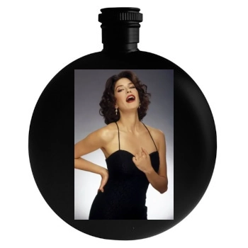 Teri Hatcher Round Flask