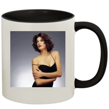 Teri Hatcher 11oz Colored Inner & Handle Mug