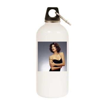 Teri Hatcher White Water Bottle With Carabiner