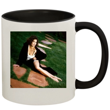 Teri Hatcher 11oz Colored Inner & Handle Mug