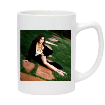 Teri Hatcher 14oz White Statesman Mug