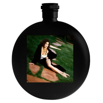 Teri Hatcher Round Flask