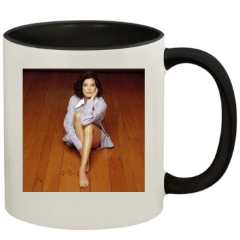 Teri Hatcher 11oz Colored Inner & Handle Mug