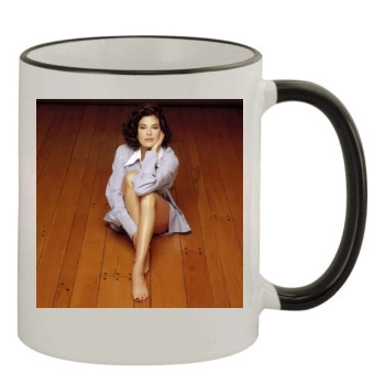 Teri Hatcher 11oz Colored Rim & Handle Mug