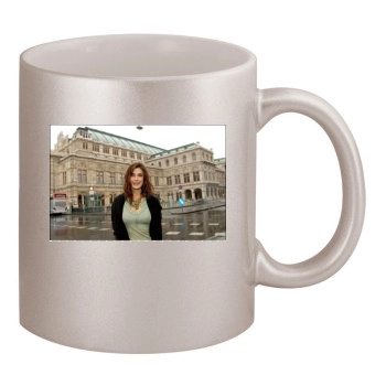 Teri Hatcher 11oz Metallic Silver Mug