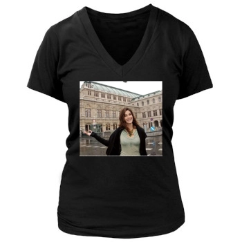 Teri Hatcher Women's Deep V-Neck TShirt