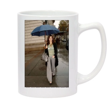 Teri Hatcher 14oz White Statesman Mug