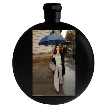 Teri Hatcher Round Flask