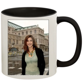 Teri Hatcher 11oz Colored Inner & Handle Mug