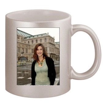 Teri Hatcher 11oz Metallic Silver Mug