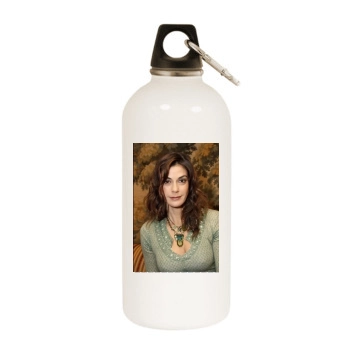 Teri Hatcher White Water Bottle With Carabiner