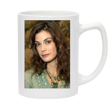 Teri Hatcher 14oz White Statesman Mug