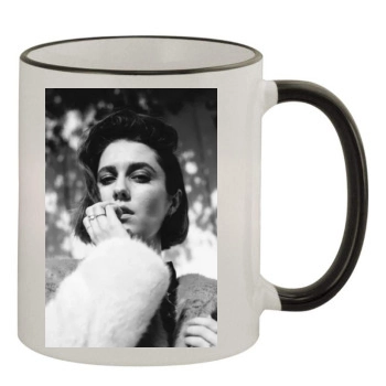 Mary Elizabeth Winstead 11oz Colored Rim & Handle Mug