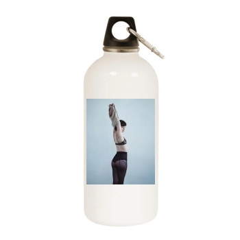 Mary Elizabeth Winstead White Water Bottle With Carabiner