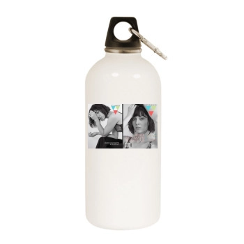 Mary Elizabeth Winstead White Water Bottle With Carabiner