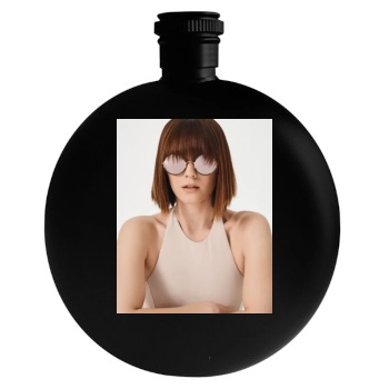 Mary Elizabeth Winstead Round Flask