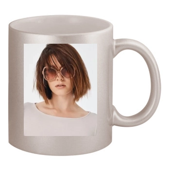 Mary Elizabeth Winstead 11oz Metallic Silver Mug