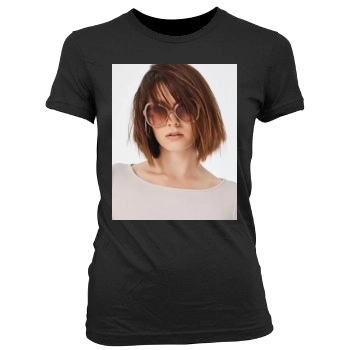 Mary Elizabeth Winstead Women's Junior Cut Crewneck T-Shirt