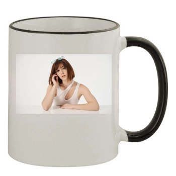 Mary Elizabeth Winstead 11oz Colored Rim & Handle Mug