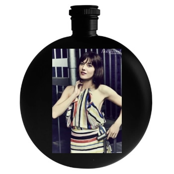 Mary Elizabeth Winstead Round Flask