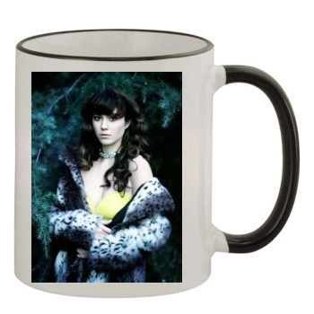 Mary Elizabeth Winstead 11oz Colored Rim & Handle Mug