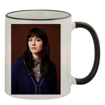 Mary Elizabeth Winstead 11oz Colored Rim & Handle Mug