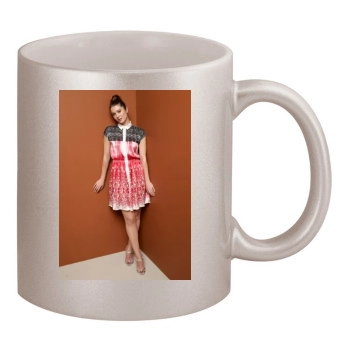 Mary Elizabeth Winstead 11oz Metallic Silver Mug