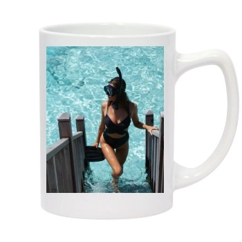 Alessandra Ambrosio 14oz White Statesman Mug