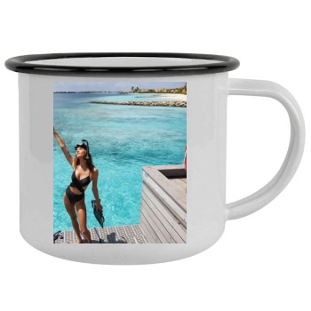 Alessandra Ambrosio Camping Mug