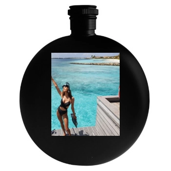 Alessandra Ambrosio Round Flask