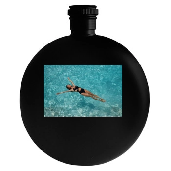 Alessandra Ambrosio Round Flask