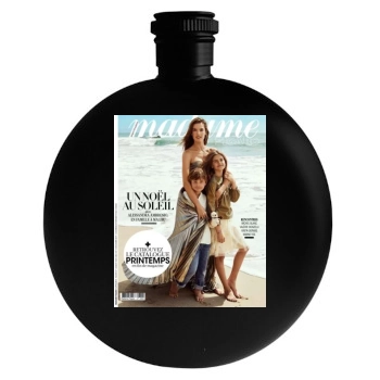 Alessandra Ambrosio Round Flask