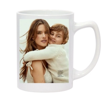 Alessandra Ambrosio 14oz White Statesman Mug