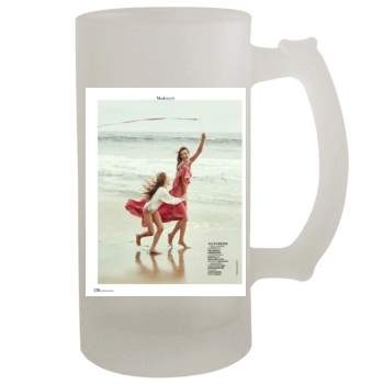 Alessandra Ambrosio 16oz Frosted Beer Stein