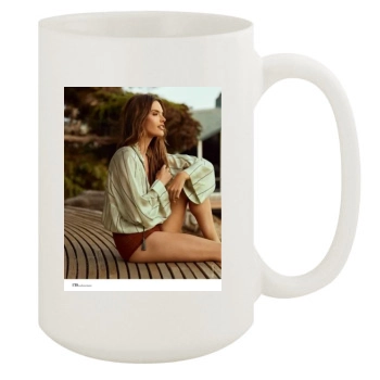 Alessandra Ambrosio 15oz White Mug