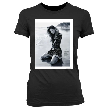 Alessandra Ambrosio Women's Junior Cut Crewneck T-Shirt