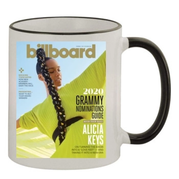 Alicia Keys 11oz Colored Rim & Handle Mug