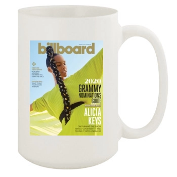 Alicia Keys 15oz White Mug